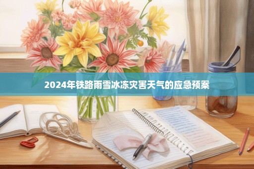 2024年铁路雨雪冰冻灾害天气的应急预案