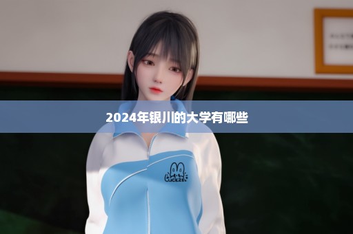 2024年银川的大学有哪些