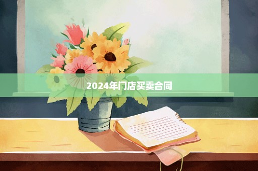 2024年门店买卖合同
