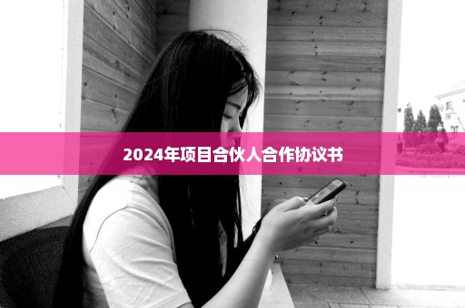 2024年项目合伙人合作协议书