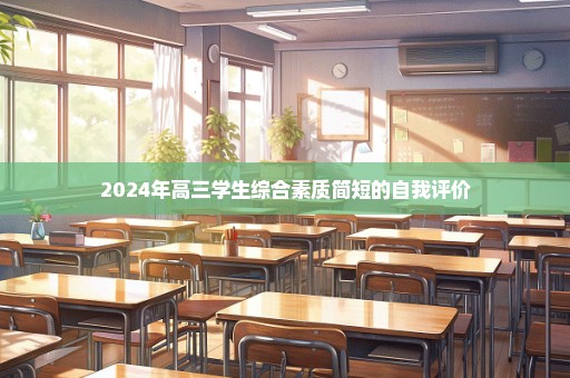 2024年高三学生综合素质简短的自我评价