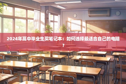 2024年高中毕业生买笔记本：如何选择最适合自己的电脑？