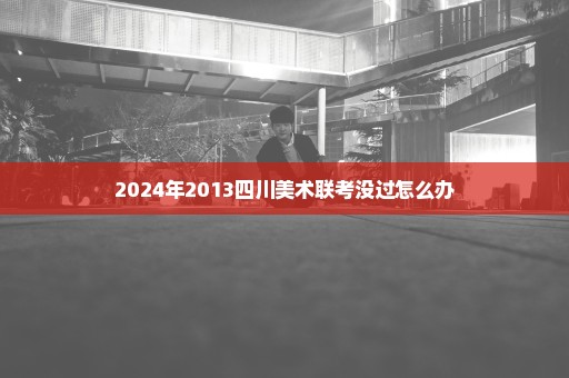 2024年2013四川美术联考没过怎么办