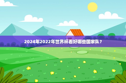 2024年2022年世界杯看好哪些国家队？