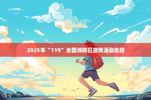 2025年“119”全国消防日宣传活动总结