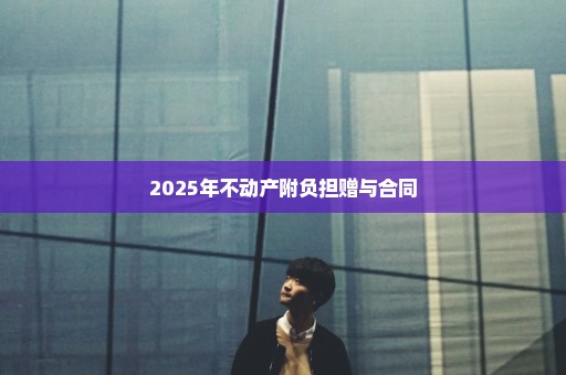 2025年不动产附负担赠与合同
