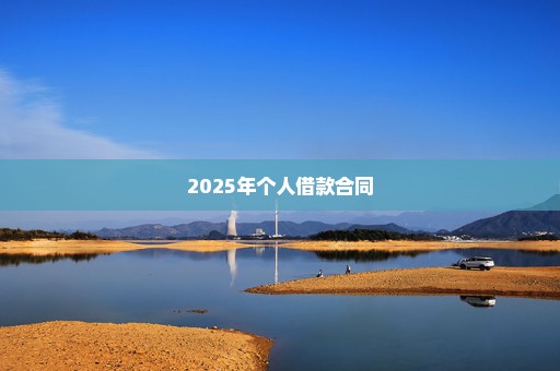 2025年个人借款合同