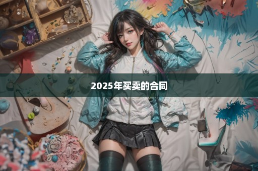 2025年买卖的合同