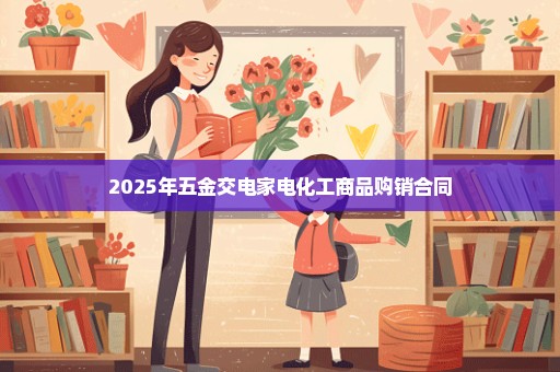 2025年五金交电家电化工商品购销合同