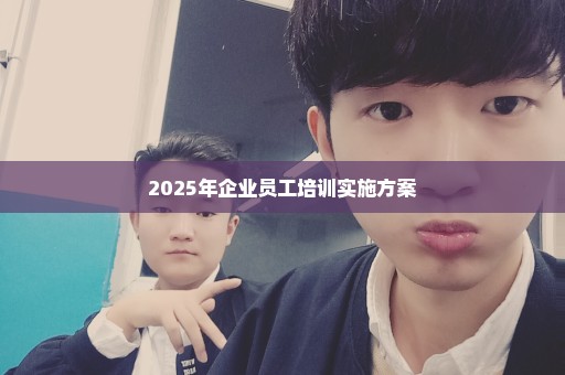 2025年企业员工培训实施方案