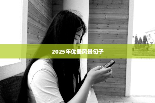 2025年优美风景句子