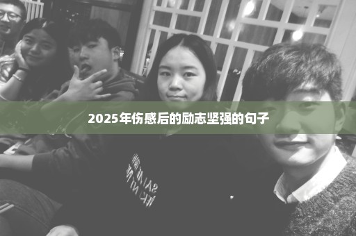 2025年伤感后的励志坚强的句子