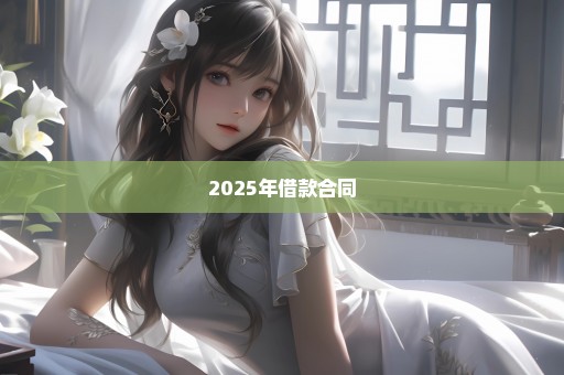 2025年借款合同