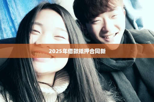 2025年借款抵押合同新