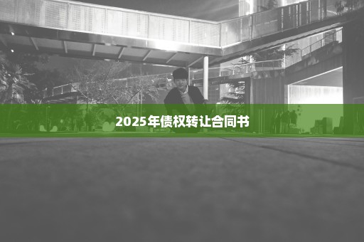 2025年债权转让合同书