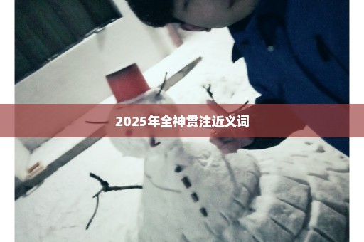 2025年全神贯注近义词