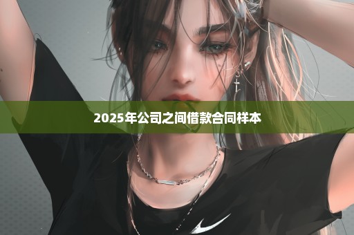 2025年公司之间借款合同样本
