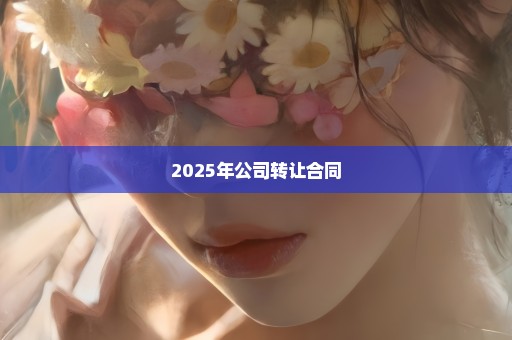 2025年公司转让合同