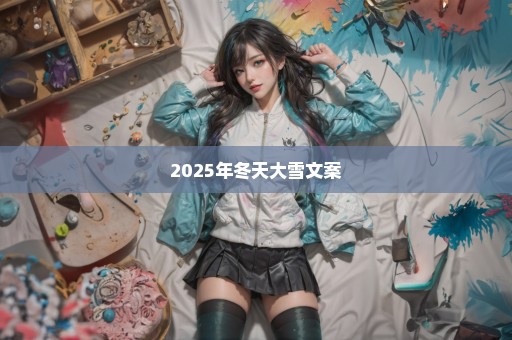 2025年冬天大雪文案