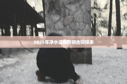 2025年净水设备购销合同样本