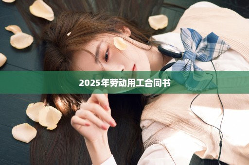 2025年劳动用工合同书