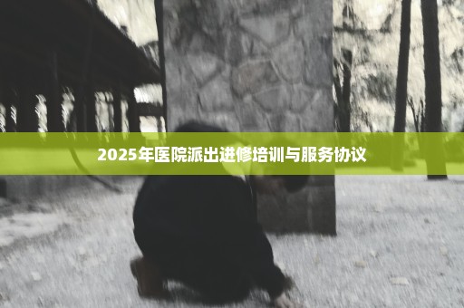 2025年医院派出进修培训与服务协议