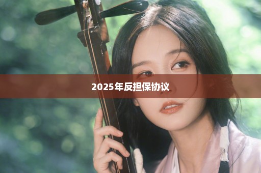2025年反担保协议