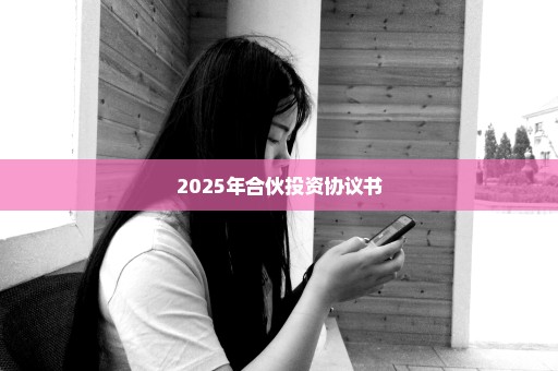 2025年合伙投资协议书