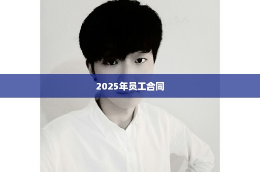 2025年员工合同