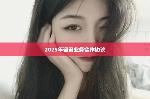 2025年咨询业务合作协议