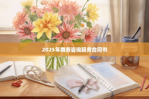 2025年商务咨询服务合同书