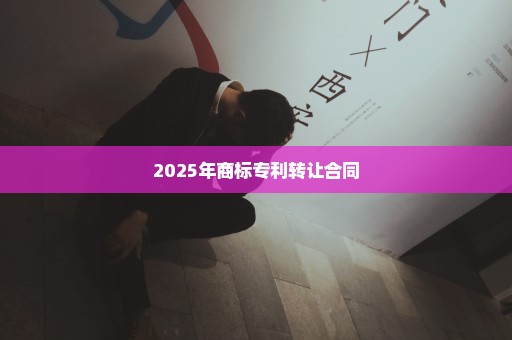 2025年商标专利转让合同