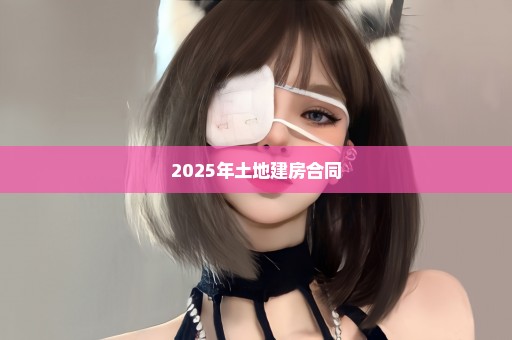 2025年土地建房合同