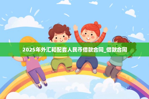 2025年外汇和配套人民币借款合同_借款合同