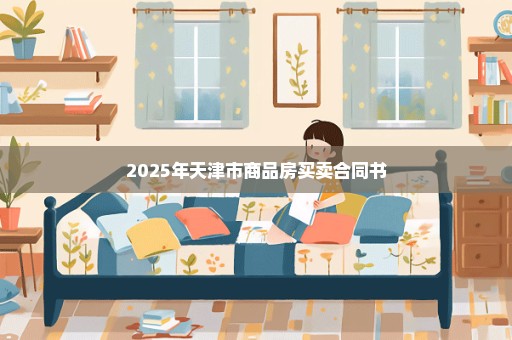 2025年天津市商品房买卖合同书