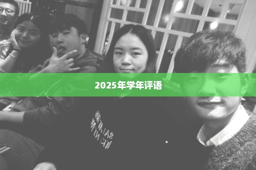 2025年学年评语