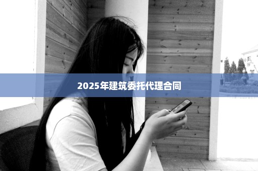 2025年建筑委托代理合同