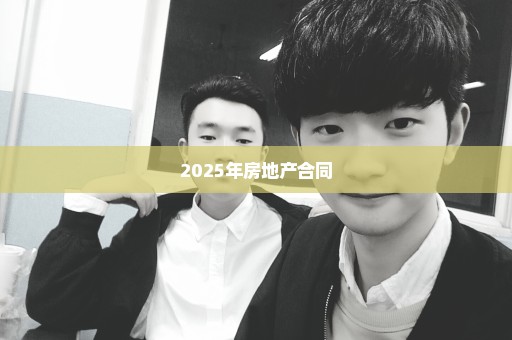 2025年房地产合同