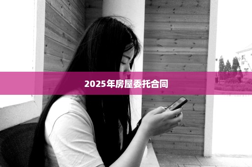 2025年房屋委托合同