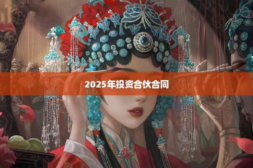 2025年投资合伙合同
