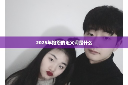 2025年抱怨的近义词是什么