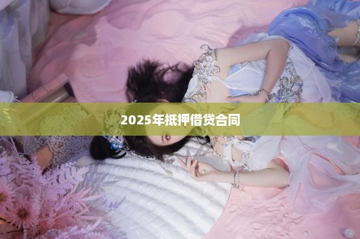 2025年抵押借贷合同