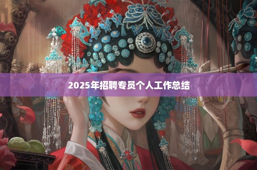 2025年招聘专员个人工作总结
