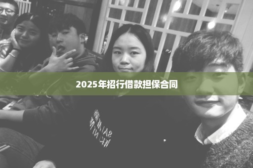 2025年招行借款担保合同