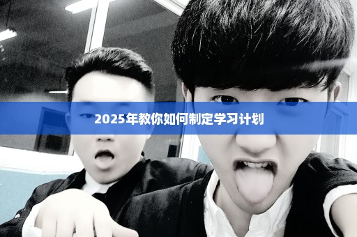 2025年教你如何制定学习计划