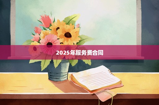 2025年服务费合同