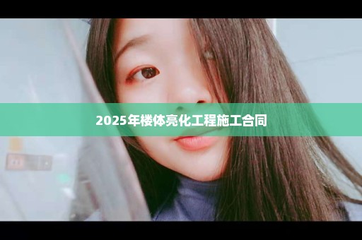 2025年楼体亮化工程施工合同