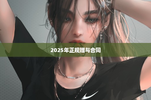2025年正规赠与合同