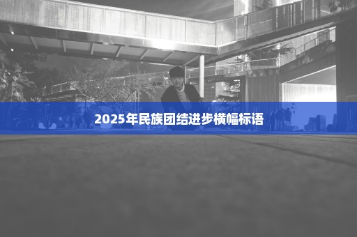 2025年民族团结进步横幅标语