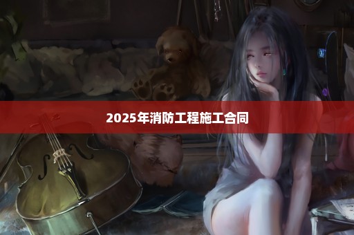 2025年消防工程施工合同
